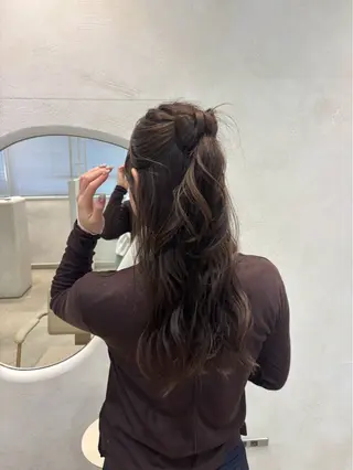 セミロング 佐々木 彩羽のヘアスタイル