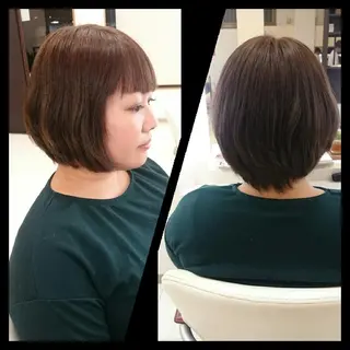 カラー ショート キンジョウ エナミのヘアスタイル