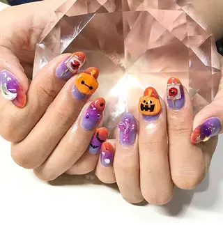 ネイル 渋谷/チップ長さ出し 👑アプレgel-xのネイルデザイン