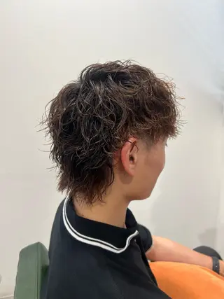 パーマ メンズ 透明感カラー 🫧ゆうしん/平尾のヘアスタイル