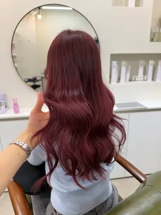 ロング カラー ヘアアレンジ 【혁명】さら/사라: Korean🍀のヘアスタイル