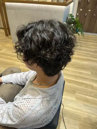 パーマ メンズ ケアブリーチカラー 樋口 莉奈のヘアスタイル