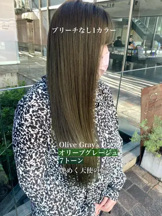 カラー ブリーチなしで 全国から予約殺到♡のヘアスタイル
