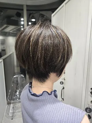 ショート カラー ショート/ボブ/中村 遥香 🧸🤍のヘアスタイル