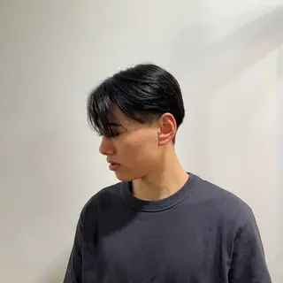 メンズ ワタナベ モカ🦢ダブルカラーのヘアスタイル