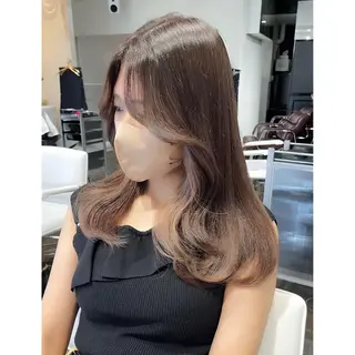 セミロング カラー miyu /トレンド カラー×艶髪のヘアスタイル