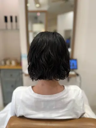 ショート パーマ ボブ・ショート 🌻Yurinaのヘアスタイル