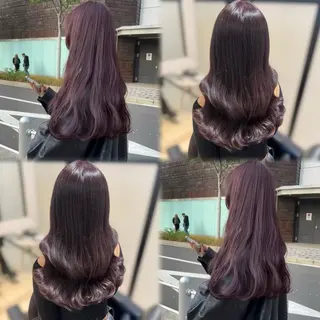 ロング カラー ブリーチなしカラー kana🐱のヘアスタイル