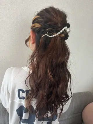 ヘアアレンジ 河野 優希のヘアスタイル