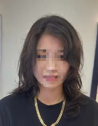 セミロング 横田 尚登のヘアスタイル