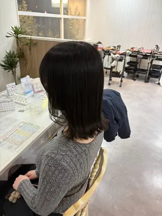 ミディアム 高橋 真歩のヘアスタイル