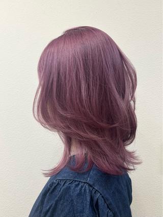 ミディアム カラー Maya🦋 ハイトーン特化のヘアスタイル