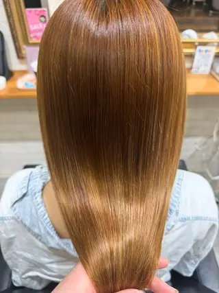 セミロング 🎀豊橋/豊川🎀 ハイトーンうらら🎀のヘアスタイル