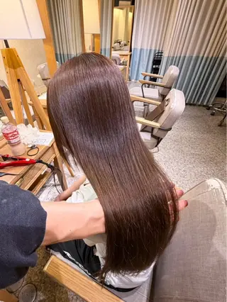ロング カラー 西尾 芽衣🩵🫧のヘアスタイル