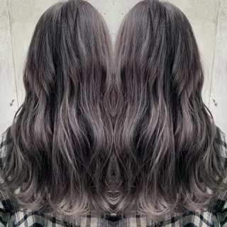 ロング カラー ヘアアレンジ 🇺🇸龍ヶ崎ブリ ーチカラー🌴政野のヘアスタイル