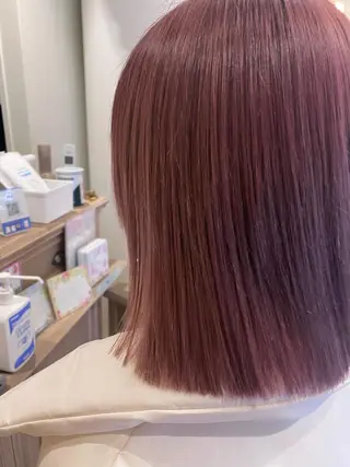 ミディアム カラー ママ美容師🧸谷山 潮音/ReFa取扱店のヘアスタイル