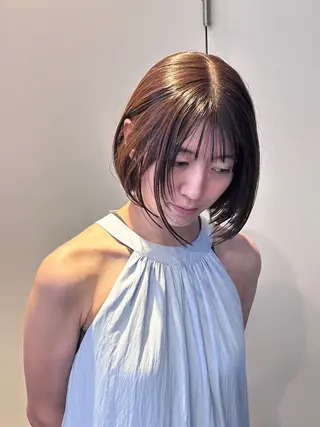 ショート カラー ナチュラル大人っぽい スタイル MAORIのヘアスタイル