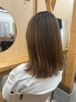 セミロング 藤田 果穂のヘアスタイル