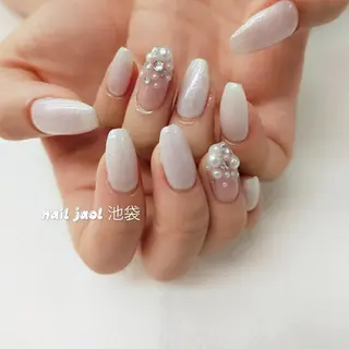 セミロング ネイルJaol 池袋のネイルデザイン