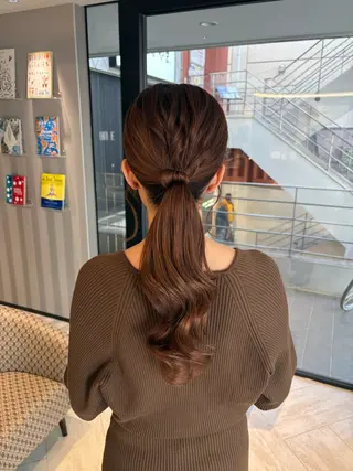 ヘアアレンジ 誰もが憧れる艶髪✨ /アレンジヘア🎀のヘアスタイル