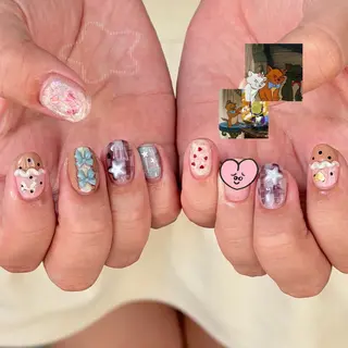 ネイル 🎀フェイ フェイ🫧💗のネイルデザイン