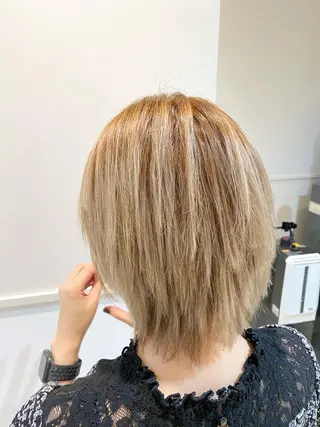 ショート カラー 大谷 竜也のヘアスタイル