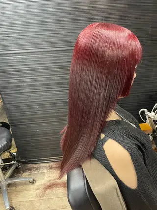 セミロング カラー 山本 雅由のヘアスタイル