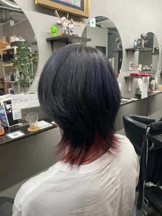 カラー メンズ ⭐️縮毛矯正⭐️ ✨ミラクルクッポ✨のヘアスタイル