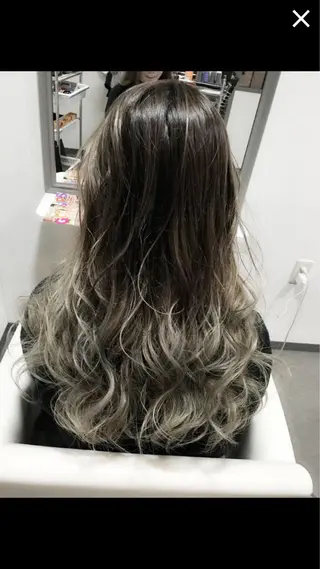 ショート ミディアム セミロング ロング カラー 吉本 yoshimotoのヘアスタイル