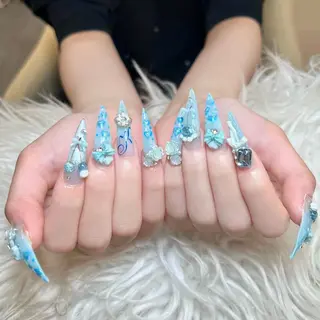 ネイル ANH ゴテゴテネイルのネイルデザイン