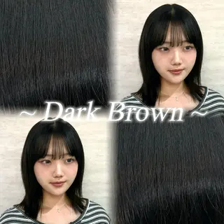 ミディアム カラー 🩶韓国風カラー/ 池袋/かのん🩶のヘアスタイル