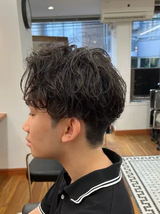 ショート メンズ メンズカット✂️ スキンフェード伊藤陸のヘアスタイル