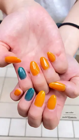 カラー rui nail 🫧天神のネイルデザイン