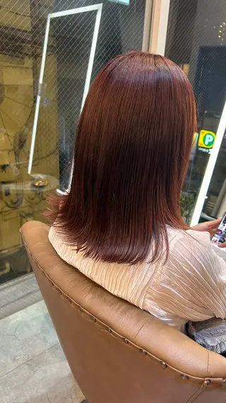 ミディアム カラー Kyota 西九条美容師のヘアスタイル