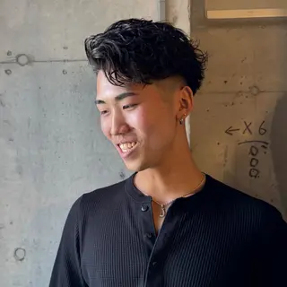ショート パーマ メンズ お悩み×垢抜け特化 KAYA/渋谷のヘアスタイル