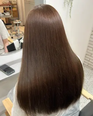 ロング 🌐🪬髪質改善/ 透明感カラーのヘアスタイル