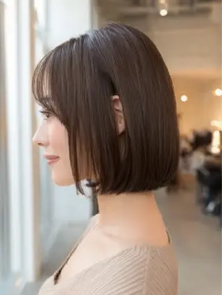 ミディアム カラー 絶対可愛い暖色カラー 🌷うる艶🌷結奈✨のヘアスタイル