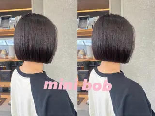 ショート ボブ レイヤー 透明感カラー🎀そらのヘアスタイル