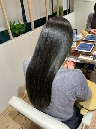 ロング 艶カラー/中崎町/ マナ🌼のヘアスタイル