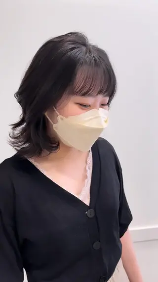 ミディアム Yuka ∥ 深層筋 ×睡眠改善ヘッドスパのヘアスタイル