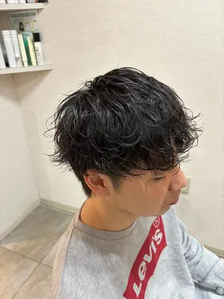パーマ メンズ OluOlu (オルオル)布川恭大のヘアスタイル
