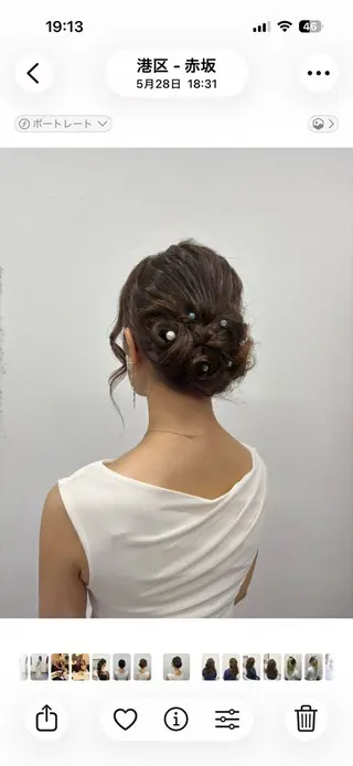 ヘアアレンジ ヘアサロン ミカヅキのヘアスタイル