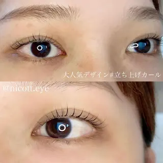 マツエク・マツパ nicott. mayukaのマツエク・マツパデザイン