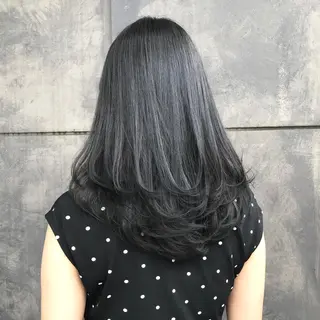 セミロング カラー K-POP好き美容師 🇰🇷Kai.Yのヘアスタイル