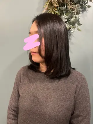 ミディアム 草野 奈扇のヘアスタイル