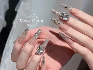 ロング more glam 原宿店のネイルデザイン
