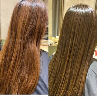 ロング カラー 今話題の艶髪矯正 美艶カラー/FUKAのヘアスタイル