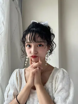 ロング ヘアアレンジ Maho/海外 レイヤー/ハッシュのヘアスタイル