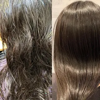ミディアム カラー パーマ 大人レイヤー×艶髪 小久保　春暁のヘアスタイル