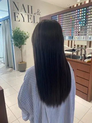 ロング 中谷 明日香のヘアスタイル
